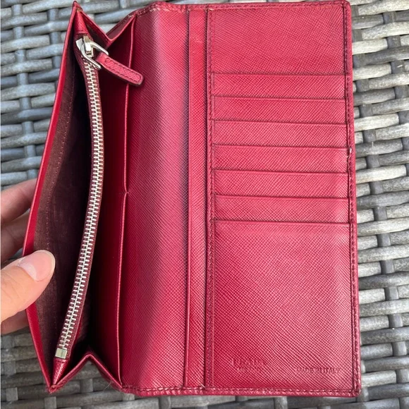 Prada Saffiano Leather Wallet - Picture 13 of 14